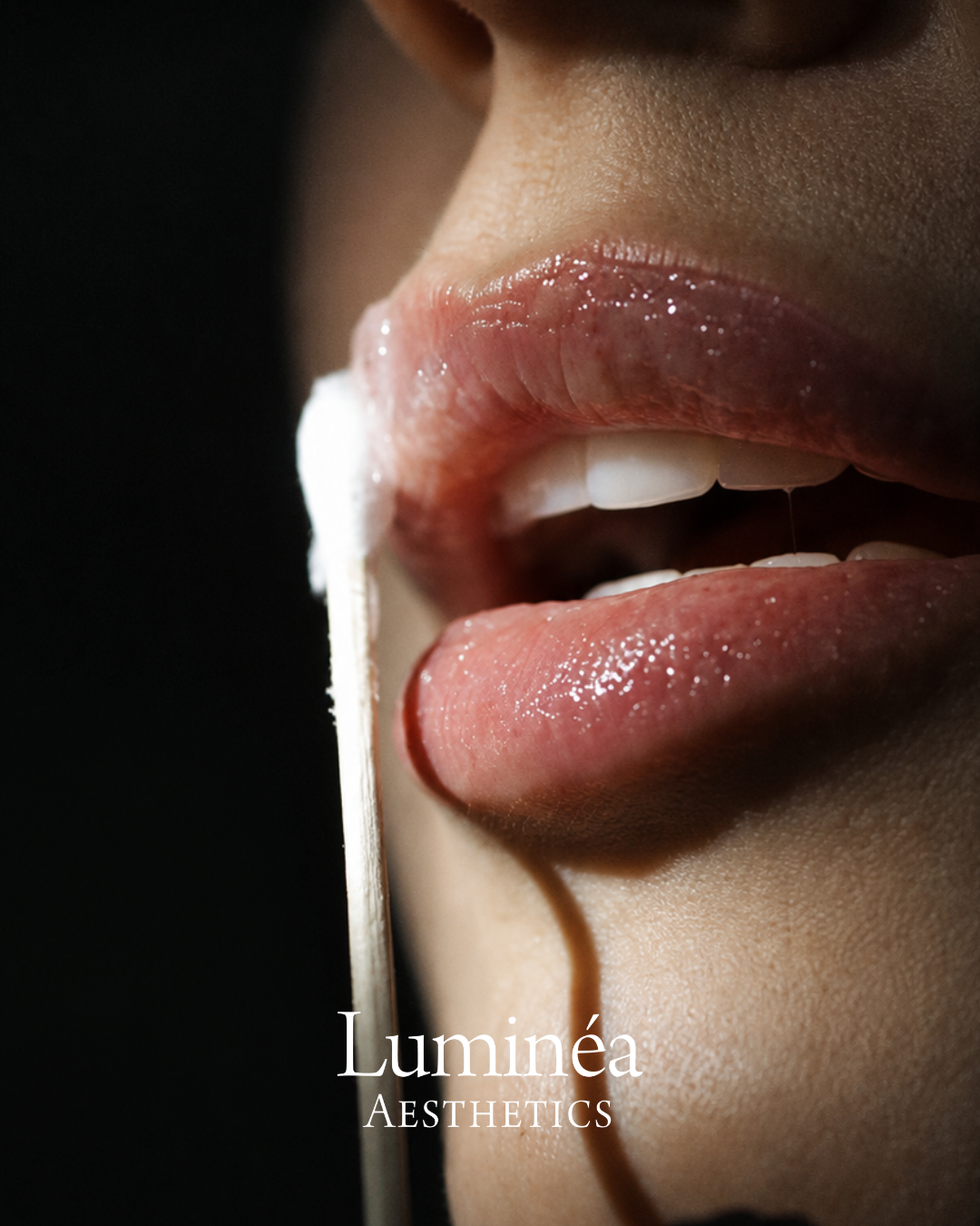 Lippen – Detailaufnahme Gloss