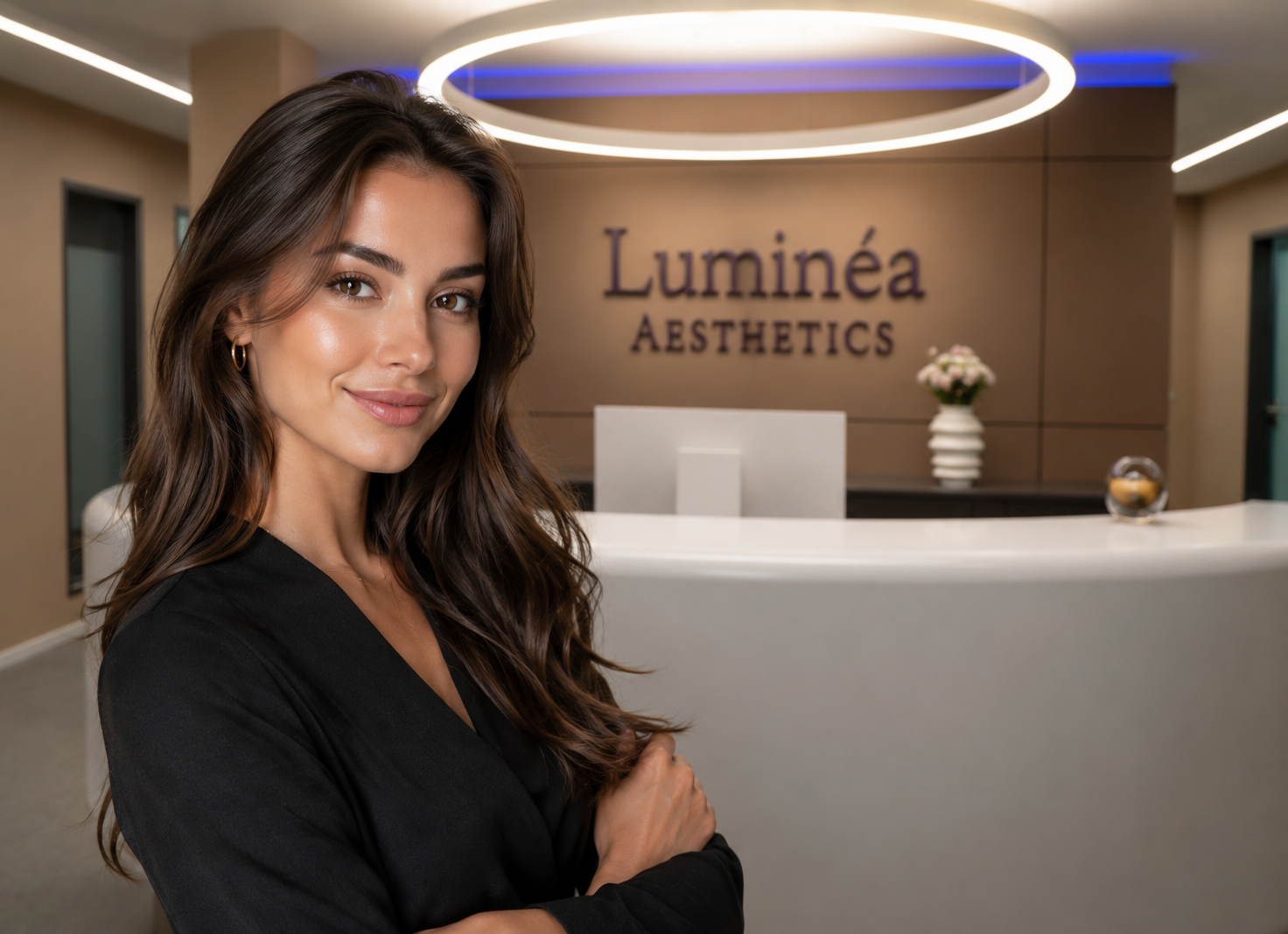 Empfangsbereich Luminéa Aesthetics