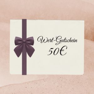 50€ Wert-Gutschein